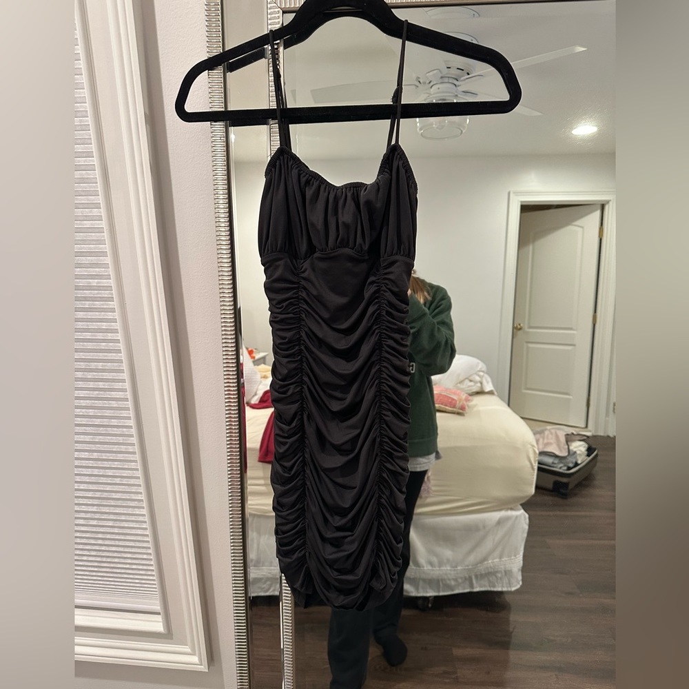 Superdown black mini dress